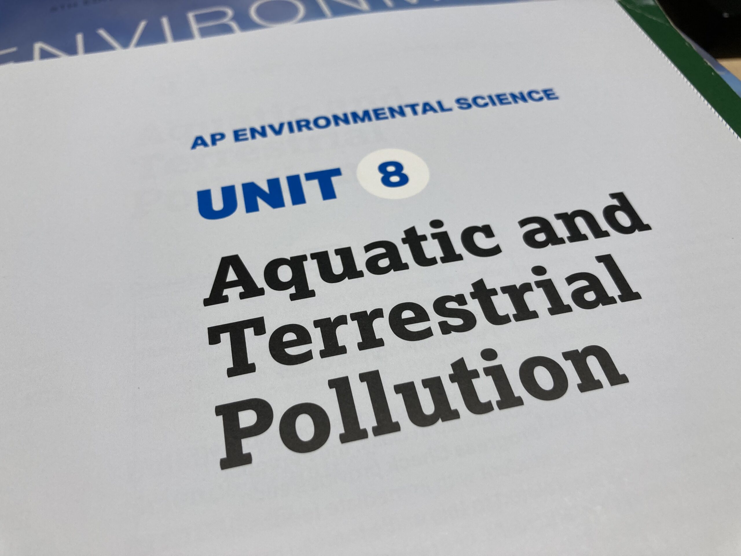 Unit 8 Resources for AP Environmental Science Teaching AP® Science